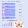 Face Massager v Face Machine Electric V-Line omhoog Liftgordel Gezicht Massage Led Face Skin Tillen Vuur Schoonheid Develle Dubbele kin Reducer 230314