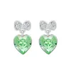 Boucles d'oreilles à tige ER-00590 2023 en bijoux de luxe plaqué argent coeur pour femmes 1 Dollar articles cadeau de Thanksgiving