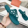 24 Egerie Sandal Flat Sandals Flip Flop Woman Slipper Designer Slides Chain Rubber Black Blue Beach Oran Fashion Outdoor versatile 44