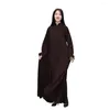 Abbigliamento etnico 2023 Moda femminile Burqa musulmano Abito islamico tradizionale di grandi dimensioni Medio Oriente Dubai Abaya caftano turco