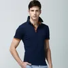 Polos masculinos camisas polo homens algodão casual curto poloshirts para homens roupas de marca negócios masculino respirável mens verão polos para hombre 62 230316