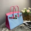 Дизайнерская платиновая сумочка рюкзаки с сумочками настоящая рука розовая женская сумка подлинная кожа