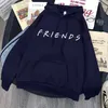 Kvinnors hoodies tröjor vänner TV -show harajuku roliga tecknade vänner hoodies kvinnor ullzang grafiska vänner 90 -tal tröja vintage anime hoody kvinnlig 230316