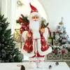 Christmas Decorations 30cm/45cm/60cm Large Santa Claus Dolls Ornaments Standing Figurine Doll Home Decoration Kids Gift 2023Christmas