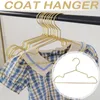 Hangers -rekken kinderen/volwassen kledinghanger met niet -slipontwerp 10 -stcs aluminium legering babykleding rok ruimte reddende containers droogrekken 230316