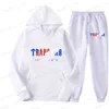 Herren Trainingsanzüge Trainingspak Trapstar Merk Gedrukt Sportkleding Mannen 16 Farben Warm Twee Stukken Set Losse Hoodie Sweatshirt Broek CapuM T230316