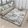 Carpets 3d Striped Rugs And For Home Living Room Soft Grey Declines Bed Bedroom Non-slip Mat Large Customized1