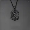 Pendant Necklaces Elfin Trendy Foundland Gold Color Silver Dog Jewellery Women Men