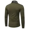 Männer T-shirts 2023 Herbst Winter Camouflage Mode Lange-sleeve Pile Kragen T-shirt Han-ausgabe Freizeit Dünne Mantel t