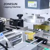 Zonesun Solas de pimenta automática garrafa de vidro Madeira de jarra de mel para parafuso Máquina de tampa para produção