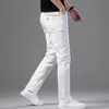 Men's Jeans Hommes Stretch Skinny Jeans mode décontracté Slim Fit Denim pantalon blanc pantalon mâle marque vêtements affaires jeans pour hommes Chinos 230316