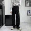 Pantaloni da uomo Pantaloni da completo Harajuku con cintura Pantaloni da uomo alla moda Pantaloni casual a gamba larga Pantaloni oversize stile coreano Pantaloni streetwear Pantaloni blazer maschile 230316