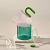 Mokken kleurrijk glas voor koffiemug melk thee Cup kantoorbekers creatief drinkware verjaardag cadeau schattig hittebestendig
