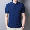 Erkek Polos Ymwmhu Erkekler Polo Gömlek Top İş Ofisi Erkekler Camisa Maskulina Gevşek Katı Polo Gömlek Plus Beden Yaz Günlük Kore Tops 230316