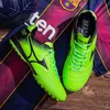 Kleid Schuhe Männer Fußball Schuhe Chlidren Atmungsaktive Fußball Stiefel Erwachsene Professionelle Spielfeld TF/FG Stollen Schuhe Kinder Trainling turnschuhe 230316