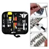 Kits de réparation de montre Outils 151 pièces Kit d'outils Remplacement de la batterie pour le retrait du lien de bande Remplacer LoverRepair