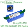 14.4V لـ iRobot Roomba Battery 500 600 700 800 900 Series 510 550 550 650 770 780 790 870 880 960 980 Vacuum pateria