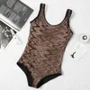 Women's Swimwear designer 20 new swimsuit one piece letter hot spring holiday beach bikini FV43