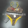 Costumi da bagno da donna firmati 2022 Moda costumi da bagno da donna stampa di lettere famiglia sexy bikini da coppia divisa rosso moda TRV3