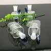 Rauchpfeifen Mini quadratischer Topf Glas Wasserflasche Großhandel Bongs Ölbrenner Rohre Wasserpfeifen Glas