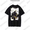 Off Men's T-shirts Offs Summer Fashion White and Girls Dancing Oil Painting Short Sleeve Unisex T-shirt Printed Letter the Back Print 1IDA YR12