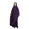 Ropa étnica 2023, vestido islámico tradicional burqa musulmán a la moda para mujer, caftán Abaya turco de gran tamaño de Oriente Medio de Dubái