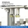 ZONESUN Contagocce automatico Tappatrice per bottiglie di vetro Smalto per unghie Olio essenziale Alimentatore per tappo vibrante personalizzabile ZS-XG16E