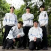 남자 재킷 Deft S12 LOL LOL LCK DRX 게임 플레이어 팀 유니폼 프린트 코트 서포터 의류 사용자 정의 가능한 이름 230316