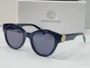 5A Sunglass VS VE4435 Charm Meidussa Ronde Brillen Korting Designer Zonnebril Acetaat Frame Voor Vrouwen Met Glazen Zak Doos Fendave