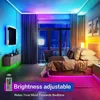 LED şeritler LED şerit ışıkları RGB Uygulama Kontrolü Renk 24 Anahtar ile Işığı Değiştirme Oda Dekorasyonu için Uzaktan 5050 Mod Bluetooth TV SMD5050 RGB P230315