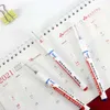 3 Pcs/Set Long Head Marker Pens Bathroom Woodworking Decoration Multi-purpose Deep Hole Pen Set Red/Black/Blue Ink 9916