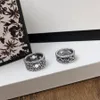 Designer Ringe Buchstabe Doppel G Logo Silber Ehering Luxus Frauen Modeschmuck Metall GGity Ringe Kristall Perle Geschenk kljl