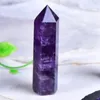 Decorative Figurines Objects & High Quality Natural Hand Carved Crystal Points Quartz Wand Pillar Healing