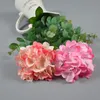 Entier 50 pièces hortensia artificielle fête décorative fleur artificielle 15 cm tête pour mariage mur fleur décorations de mariage Home262Z