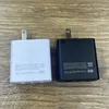 초고속 충전기 어댑터 65W 빠른 충전 3 포트 USB C 휴대 전화 큐브 Samsung S22 EU 미국 영국 플러그 소매 상자