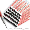 3 PCS/SET Uzun Kafa İşaretçisi Kalemler Banyo Ahşap İşleme Dekorasyonu Çok Amaçlı Derin Delik Kalem Seti Kırmızı/Siyah/Mavi Mürekkep 9916