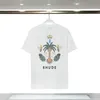 Herr t-shirts herr bokstav tryck t shirt lyx svart modedesigner sommar högkvalitativ topp kort ärm rhude tshirts storlek s-xxxl