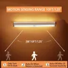 LED Strips Wireless Motion Sensor Light Under Cabinet Kitchen Battery Night Light For Home Bedroom Light Led Closet Backlight P230315