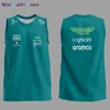 wangcai01 heren tanktops aston martin f1 team 2023 zomer nieuwe vest Formule 1 racebestuurder Alonso nieuw ontwerp heren sport snel drogen vest top 0323H23