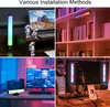 Projektorlampor Smart LED RGB Light Bar Symphony Bluetooth APP Kontroll Musik Rytm Ambient Lights Spelrum TV Dator Desktop 230316