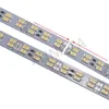 LED Şeritler DC 12V 50cm LED Çubuk Işık SMD5630 72 LED Sert Şerit Soğuk Beyaz Çift Sıralı LED Alüminyum Rijit Şerit Su geçirmez olmayan 1pc/5pcs P230315