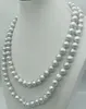 Kedjor Fint mode 10-11mm Gray Freshwater Cultured Pearl Necklace 42 tum Boutique Ladies Jewelry Gift