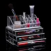 Scatole di immagazzinaggio Contenitori Acrilico trasparente Organizzatore di trucco Scatola di immagazzinaggio Organizzatore di trucco in plastica Per cosmetici Organizzatore di rossetto Cassetti portaoggetti per la casa tipo 230314