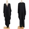 Casual Dresses Greek Goddess Pure White Long Dress ning Solid Color Black Kaftan High Waist Batwing Sleeve Maxi Dresses For Elegant Women W0315