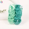 50pcs/set dziewczęta małe 4 cm Wstążka Elastyczne opaski do włosów Kolorowe dzieci nylon scrunchie opaska na kud kucyk akcesoria do włosów 1939