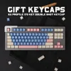 GMK Presente 172 Keys SA Perfil Shot Double Shot Keycap English Personalidade CAPS CAPS PARA TECHADO MECÂNICO 61/68/87/98/104