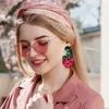 Boucles d'oreilles pendantes réaliste fruits nourriture oreille drôle fraise crochet jolis bijoux décoratifs cadeau pour femmes filles et adolescents