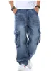 Jeans masculino jeans de jeans masculino jeans jeans de bolso de skate de bolso de bolso jeans jeans jeans táticos jeans táticos calças tamanho 38-46 230410