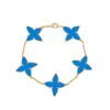 trèfle bracelet chaîne en or 18 carats bracelet designer pour femme love v diamants bracelet mens
