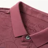 Herrpolos MLSHP Summer Golf Men's Polo Shirts Luxury Floral Printed Short Sleeve Smart Casual Male T-shirts Simple Thin Man Tees 3xl 230316